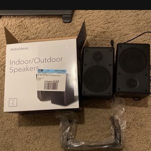 Insignia indoor/outdoor speakers